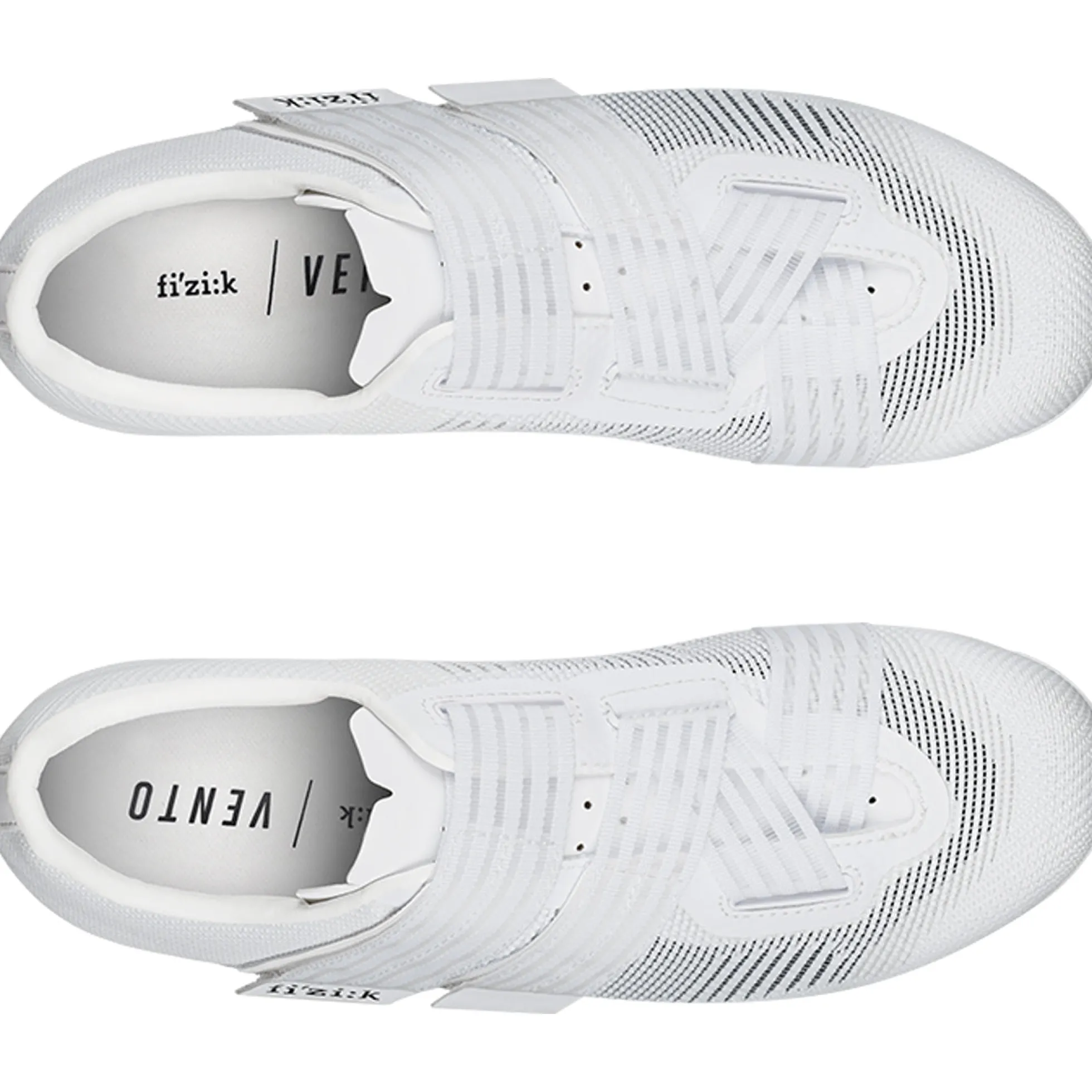 Scarpe Fizik Vento Powerstrap Aeroweave - Bianco