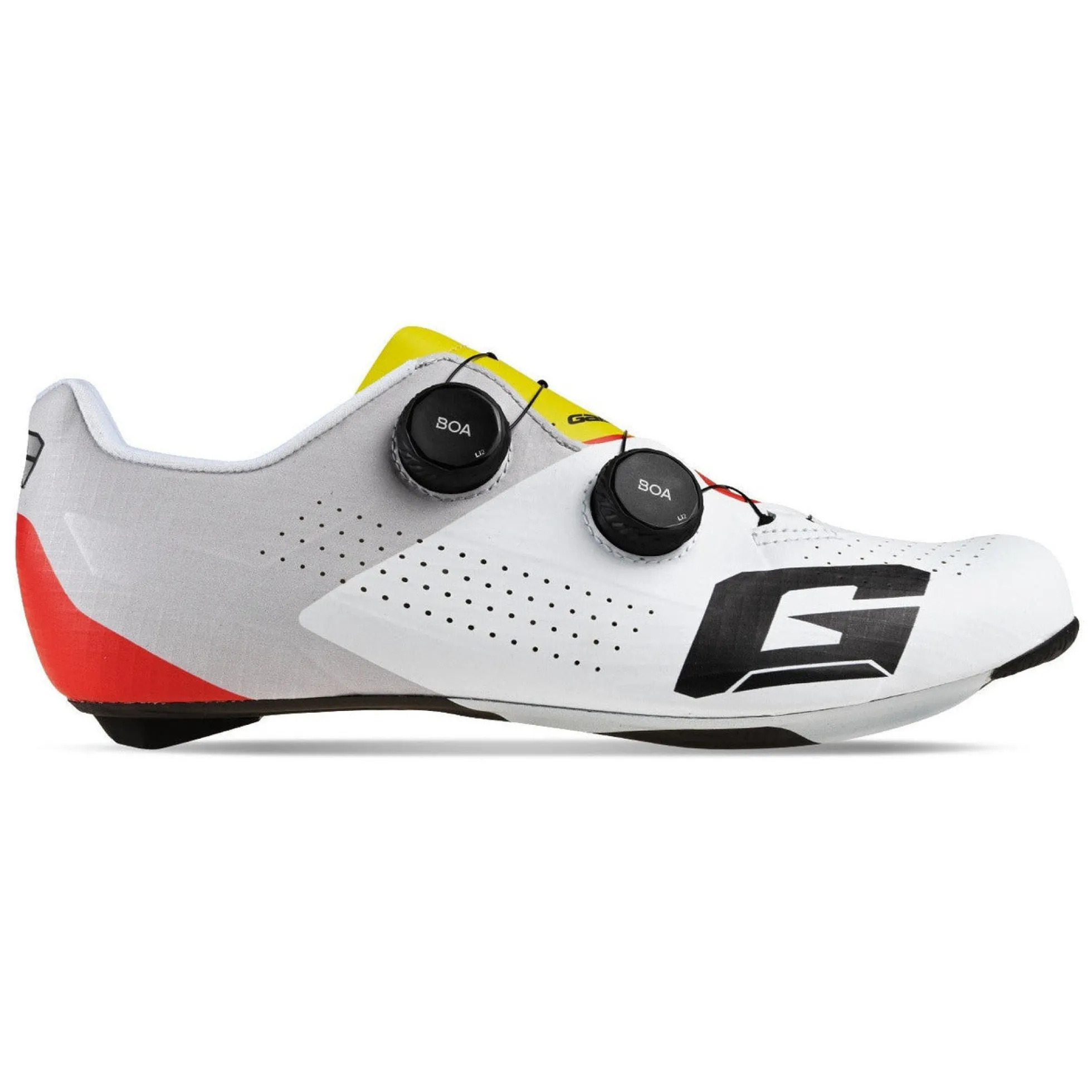 Scarpe Gaerne Jet - Bianco giallo rosso