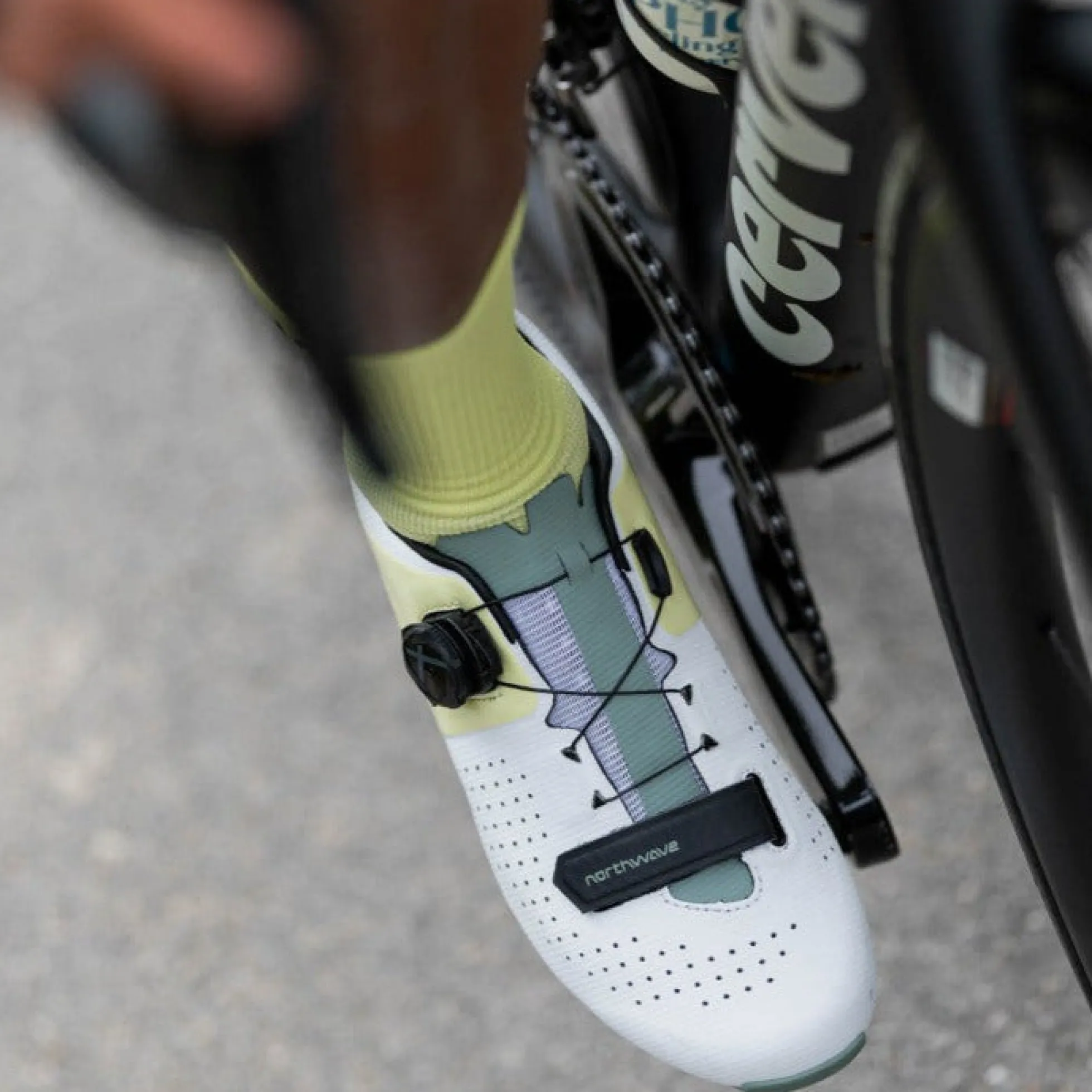 Scarpe Northwave Storm Carbon - Bianco verde