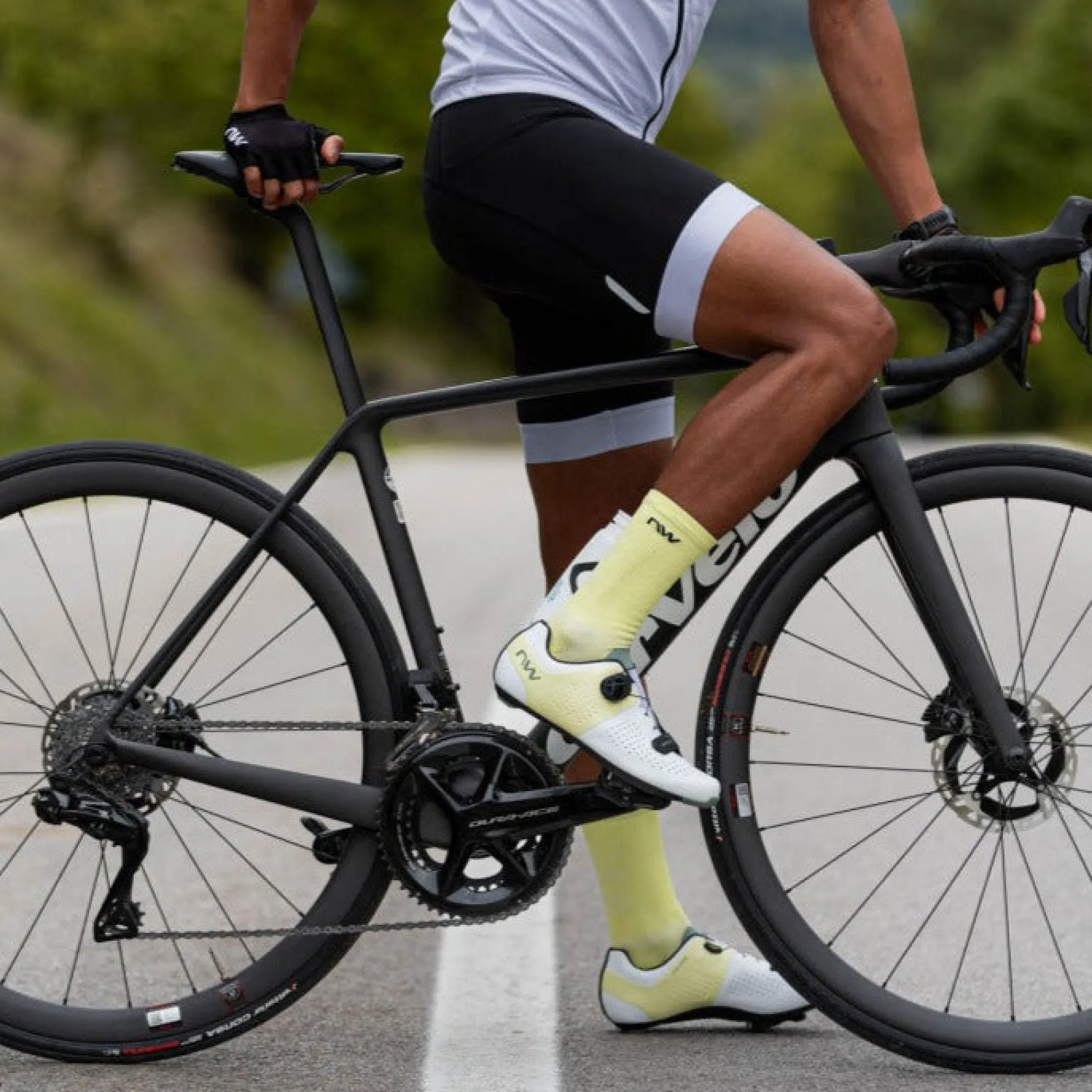 Scarpe Northwave Storm Carbon - Bianco verde