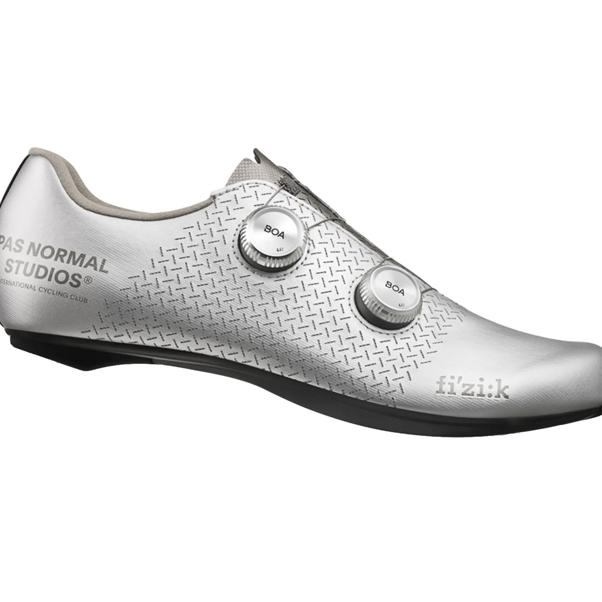 Scarpe Pas Normal Studio Mechanism x Fizik - Argento