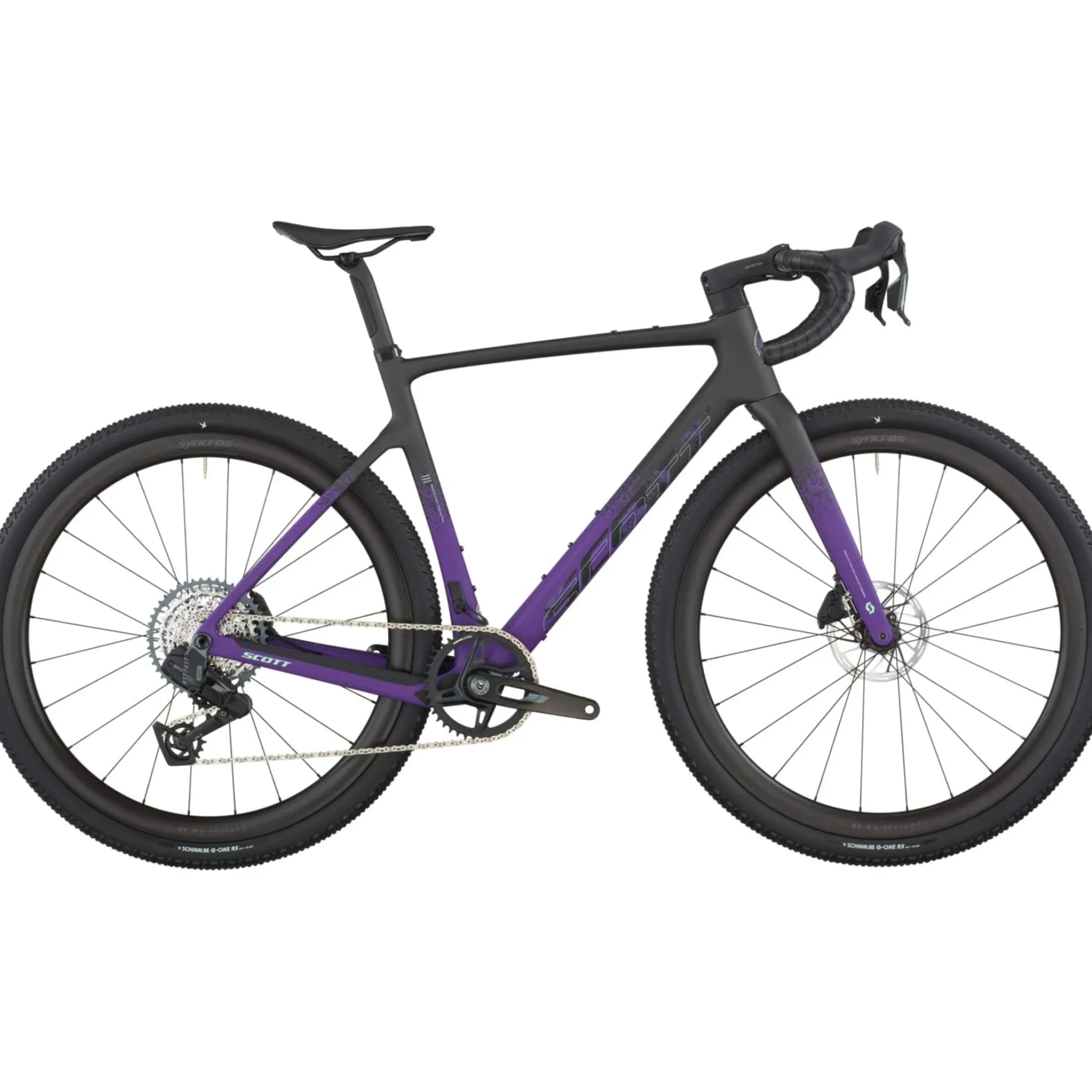 Scott Addict Gravel 20 - Nero viola