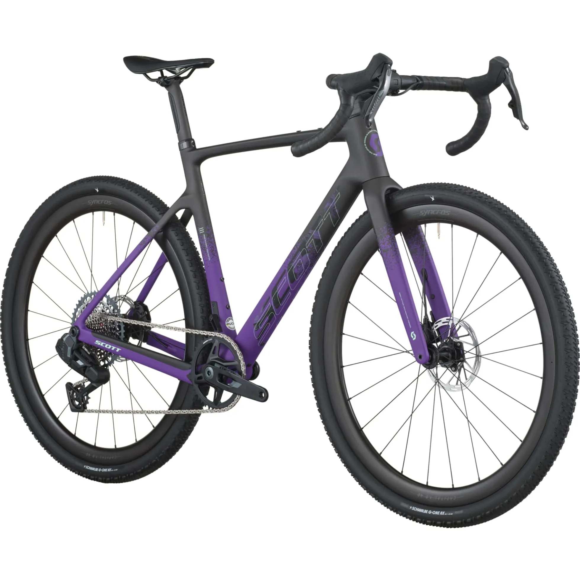 Scott Addict Gravel 20 - Nero viola