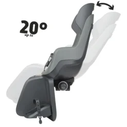 Bobike Seggiolini Bici|Accessori*Seggiolino posteriore Go Maxi Carrier Reclinable -