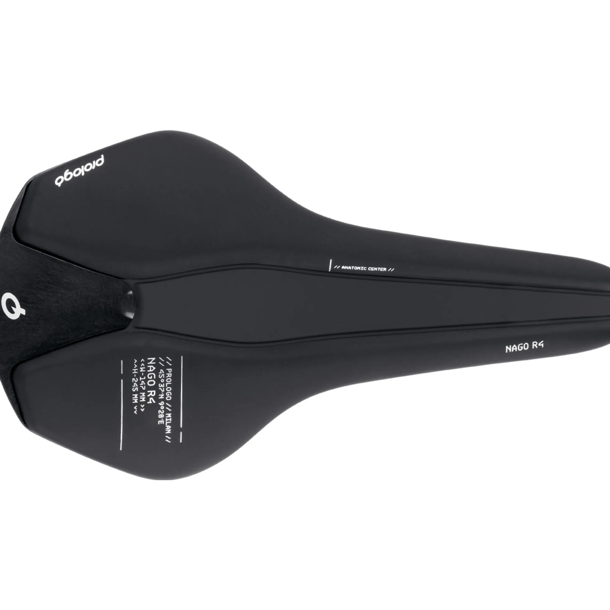 Sella Prologo Nago R4 147 Tirox - Nero