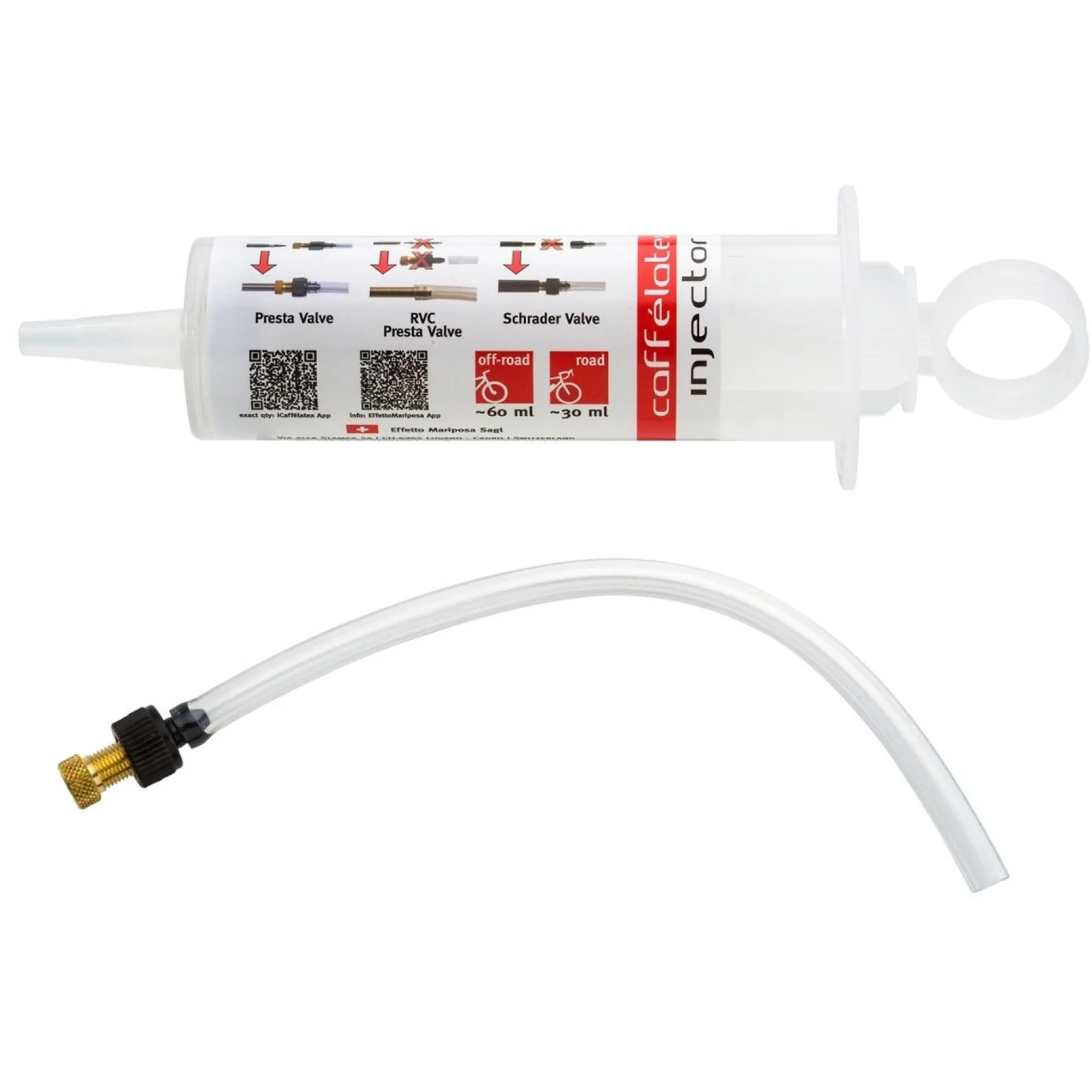 Effetto Mariposa Kit Tubeless E Liquido Sigillante|Manutenzione*Siringa per sigillante Caffèlatex Injector