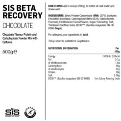 SiS Bevande Energetiche*Beta Fuel Recovery 500 gr - Cioccolato