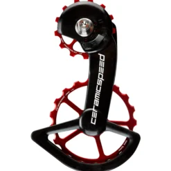 Sistema Pulegge CeramicSpeed OSPW Shimano DA9200/ULT8100 12V - Nero rosso