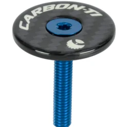 Tappo serie sterzo Carbon-Ti X-Cap Carbon - Blu