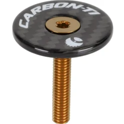 Tappo serie sterzo Carbon-Ti X-Cap Carbon - Oro