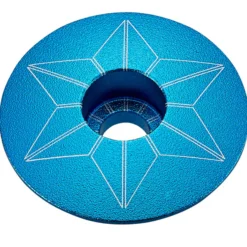 Tappo serie sterzo Supacaz Star Capz Anodized - Azzurro