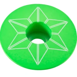 Tappo serie sterzo Supacaz Star Capz Powder Coated - Verde