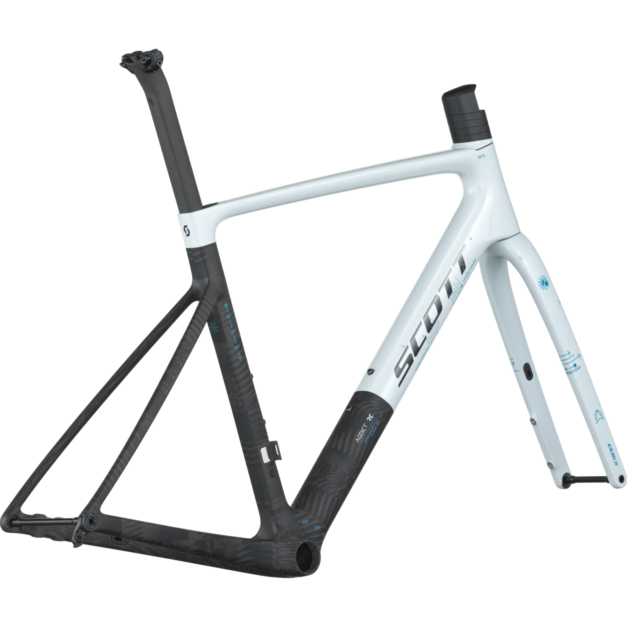 Scott Telai*Telaio Addict RC Pro HX - nero