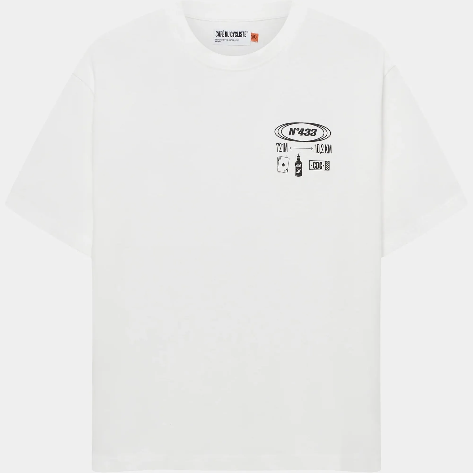 Uomo Café du Cycliste Maglie*T-hirt Cafe du Cycite Co a Caobra -