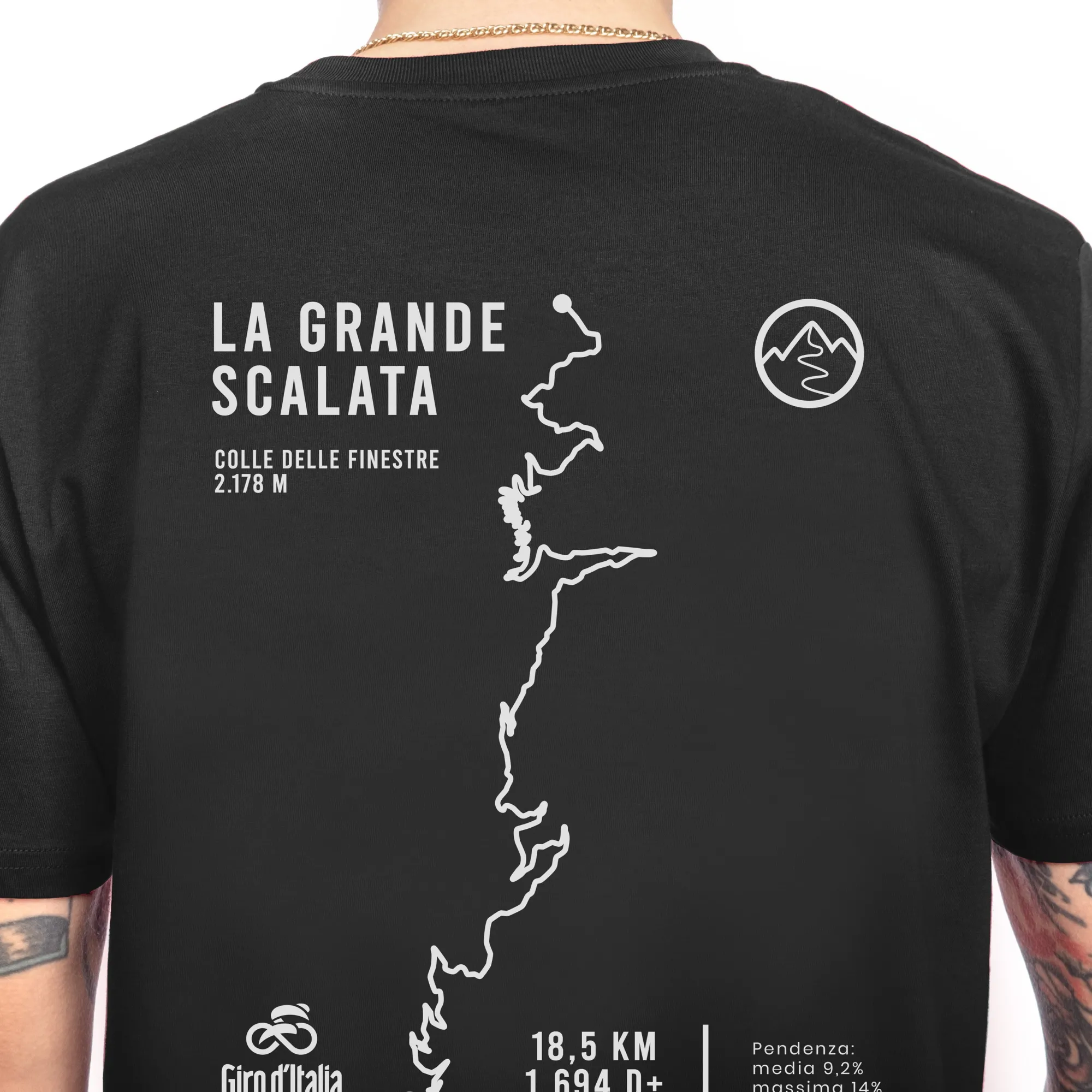 Uomo Giro d'Italia Maglie*T-hirt Coe dee Finetre