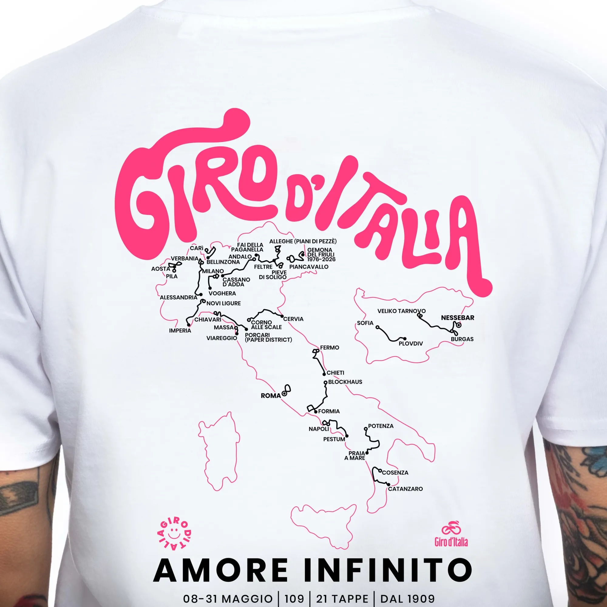 Uomo Giro d'Italia Maglie*T-hirt #109