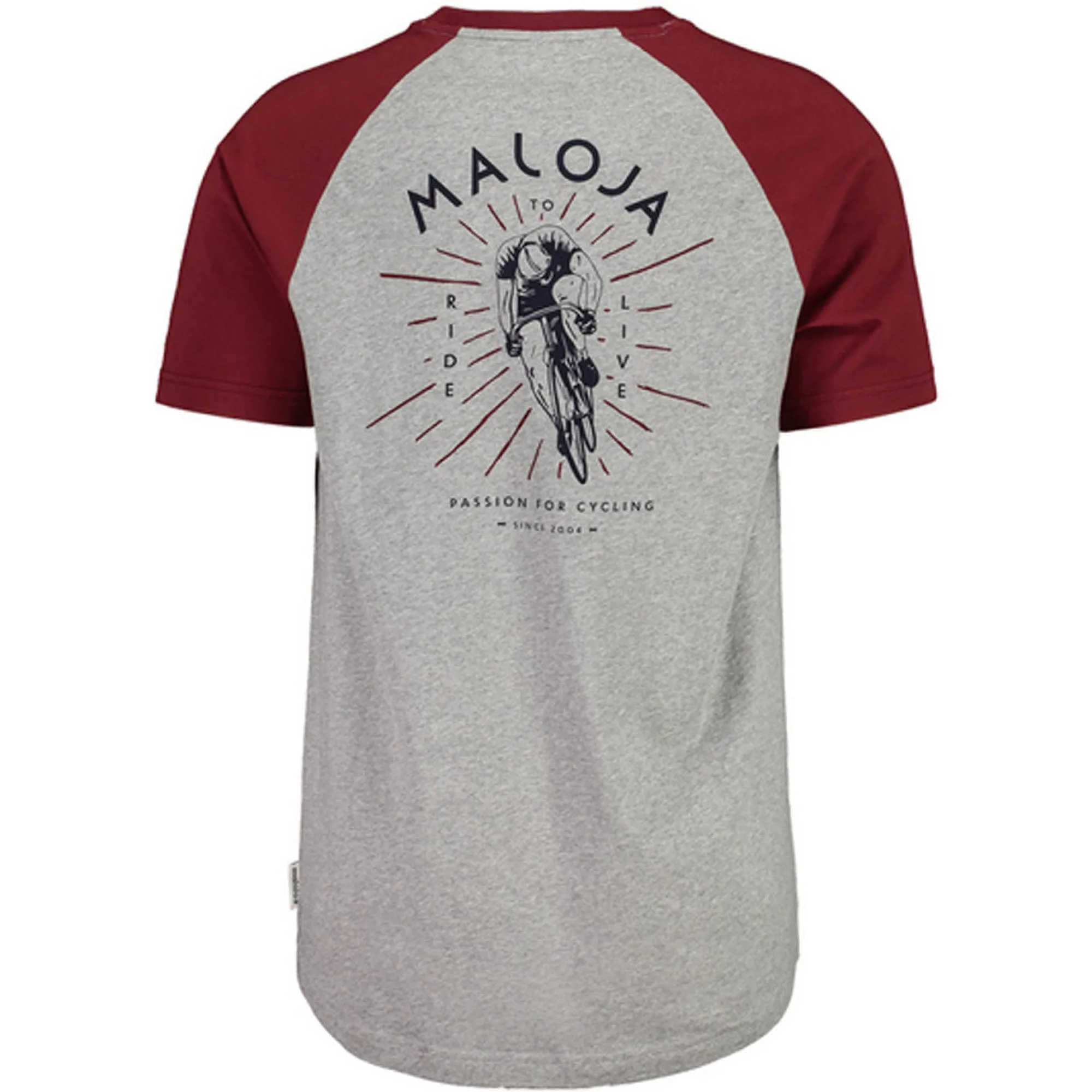 Uomo Maloja Maglie*T-hirt Fadrein - Grigio