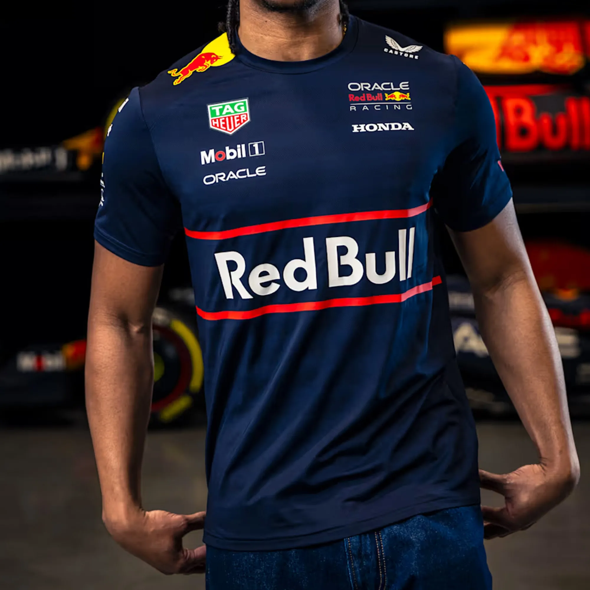 Uomo Red Bull Maglie*T-hirt Orace Racing