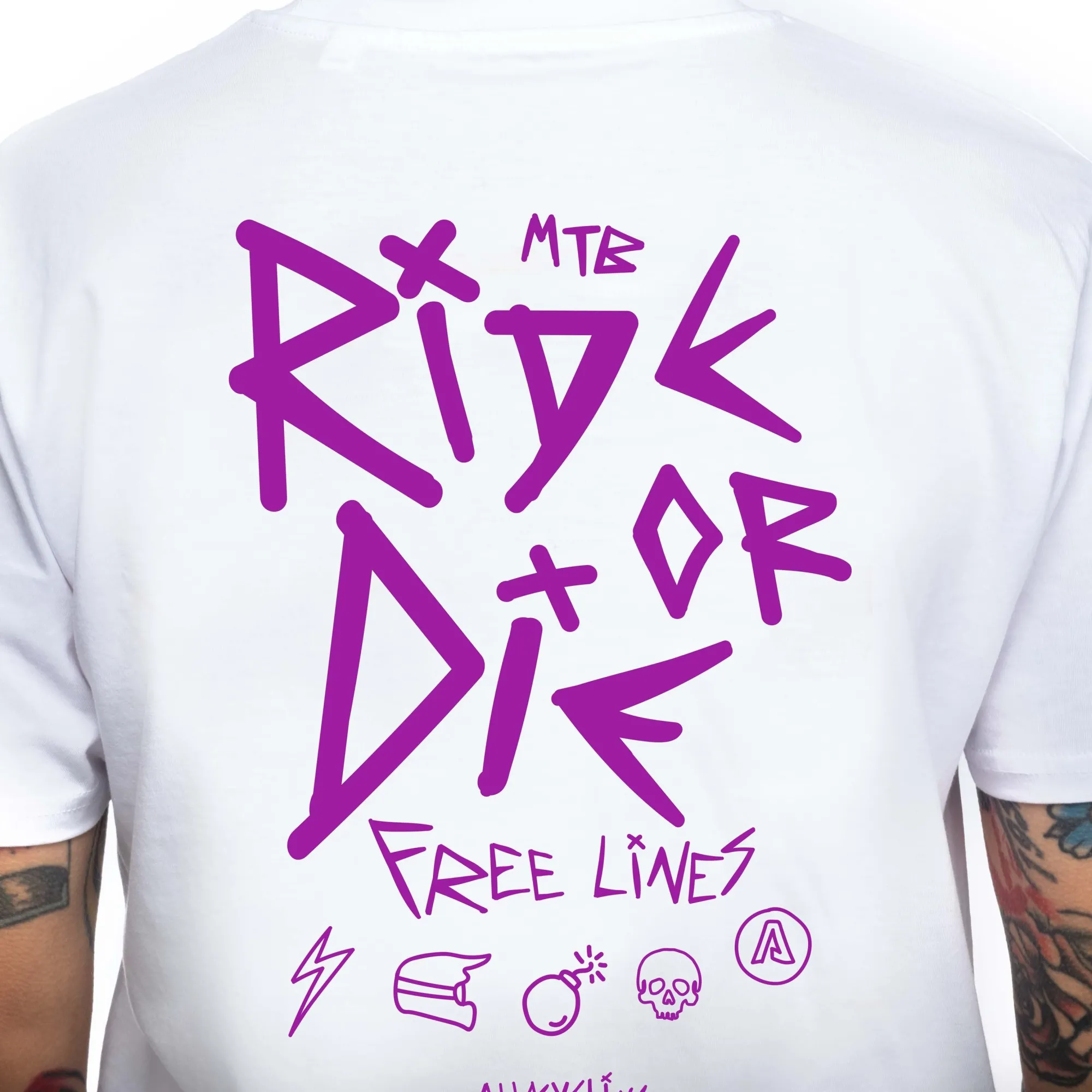 Uomo All4cycling Maglie*T-hirt Ride or Die -