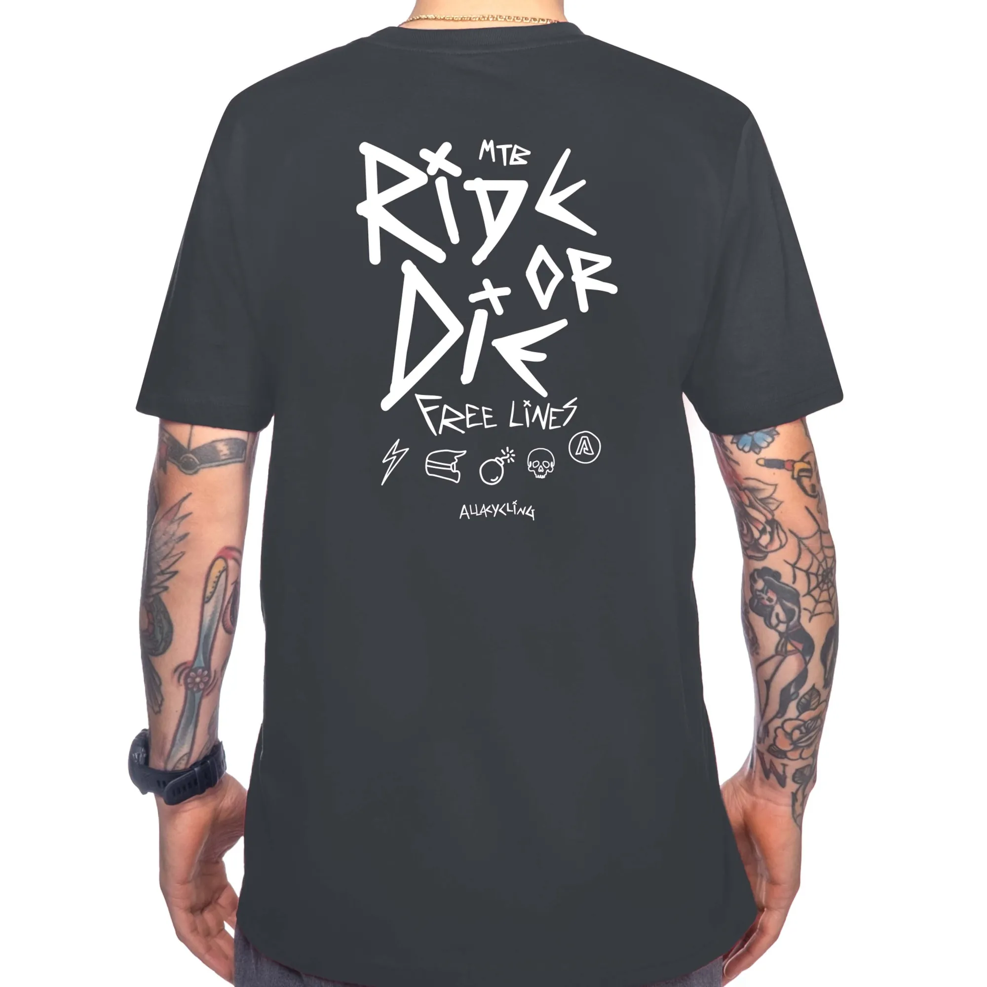 Uomo All4cycling Maglie*T-hirt Ride or Die -