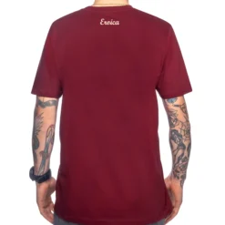 Uomo Santini Maglie*T-hirt Eroica - Bordeaux