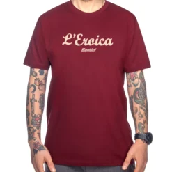 Uomo Santini Maglie*T-hirt Eroica - Bordeaux