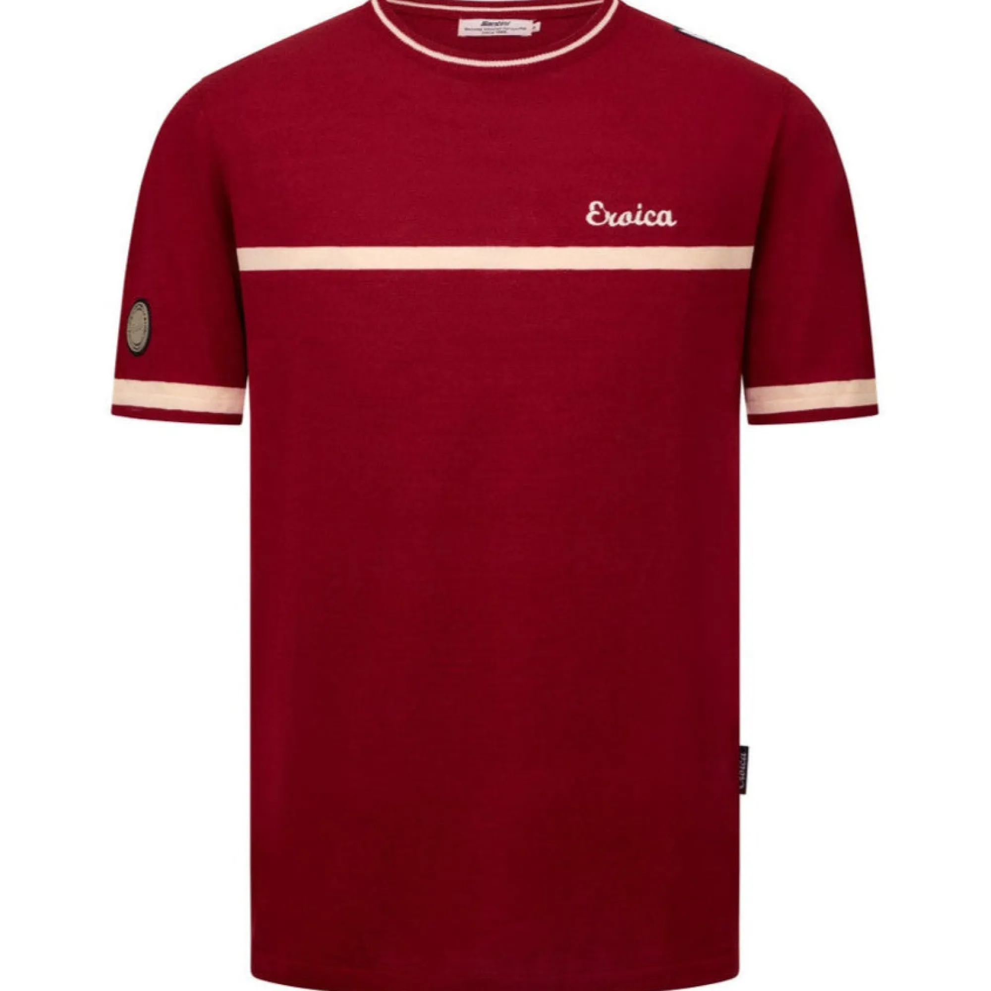 Uomo Santini Maglie*T-hirt Eroica Jacquard - Bordeaux
