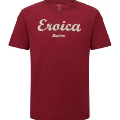 Uomo Santini Maglie*T-hirt Eroica trada - Bordeaux
