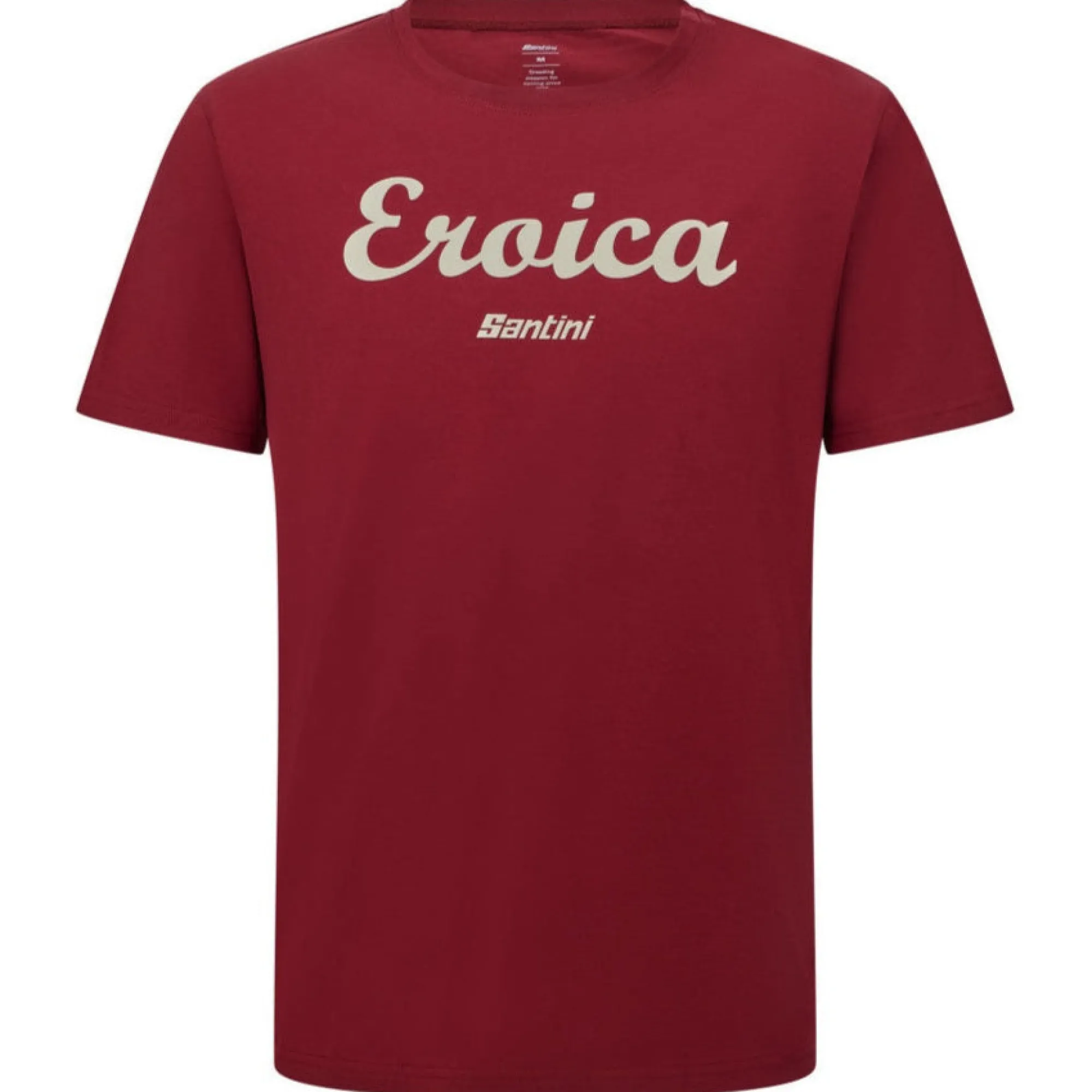 Uomo Santini Maglie*T-hirt Eroica trada - Bordeaux