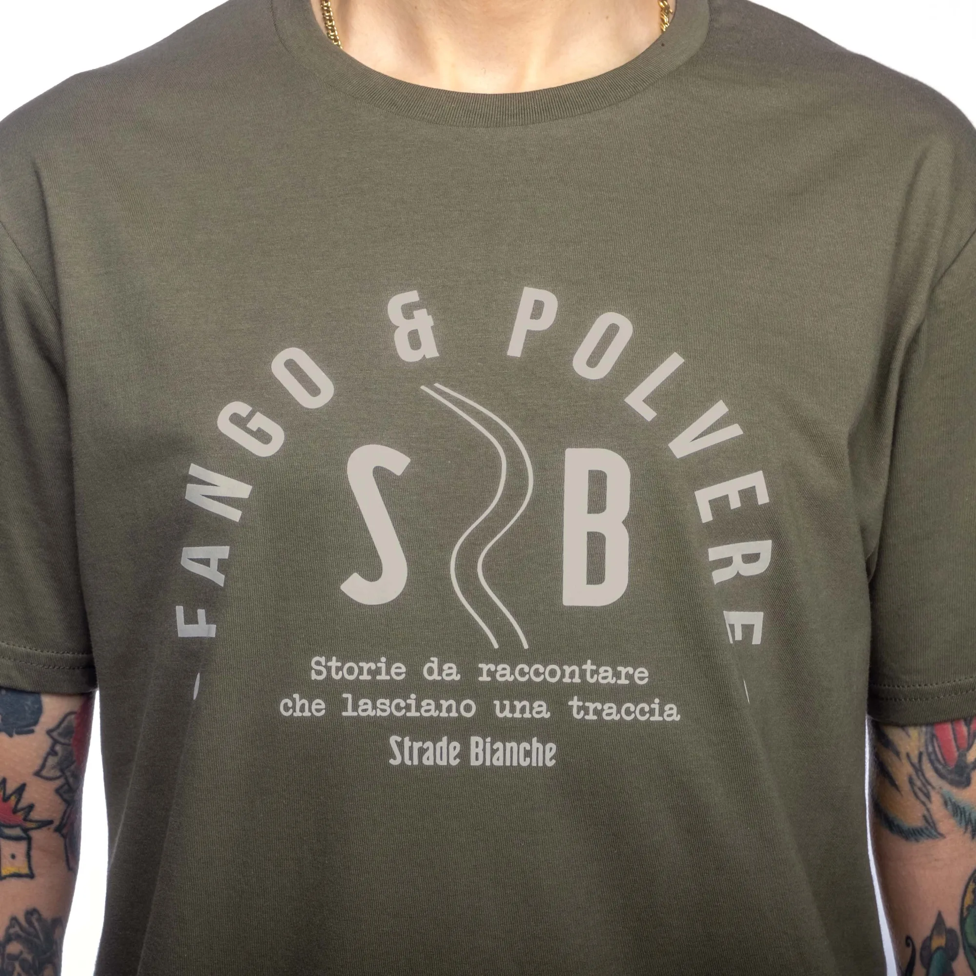 Uomo Strade Bianche Maglie*T-hirt - Fango e povere