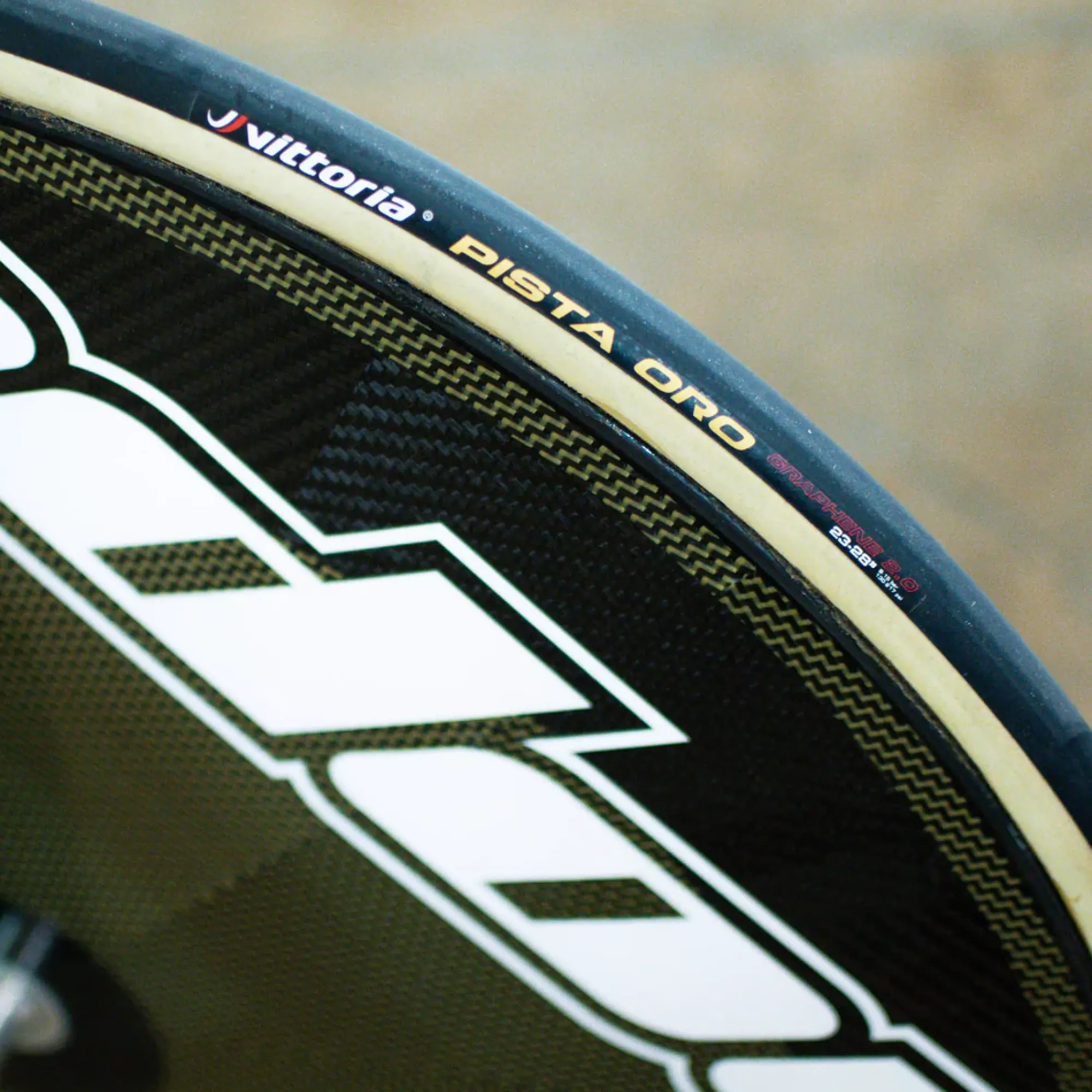 Vittoria Copertoni|Tubolari*Tubolare Pista Oro Graphene 2.0 - Nero para