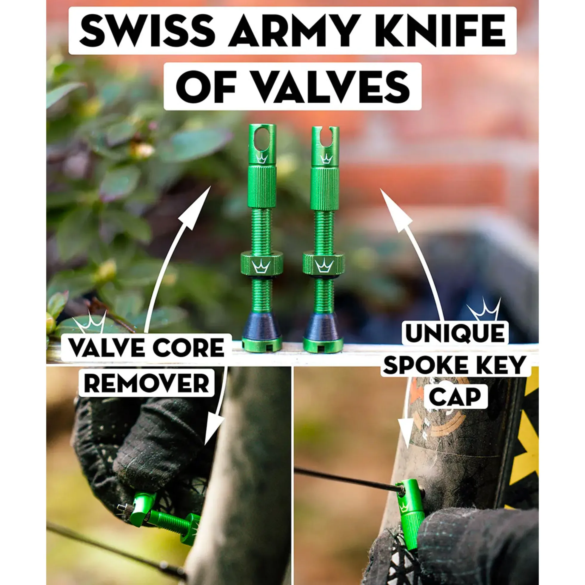 Valvole Peaty’s MK2 42mm - Verde